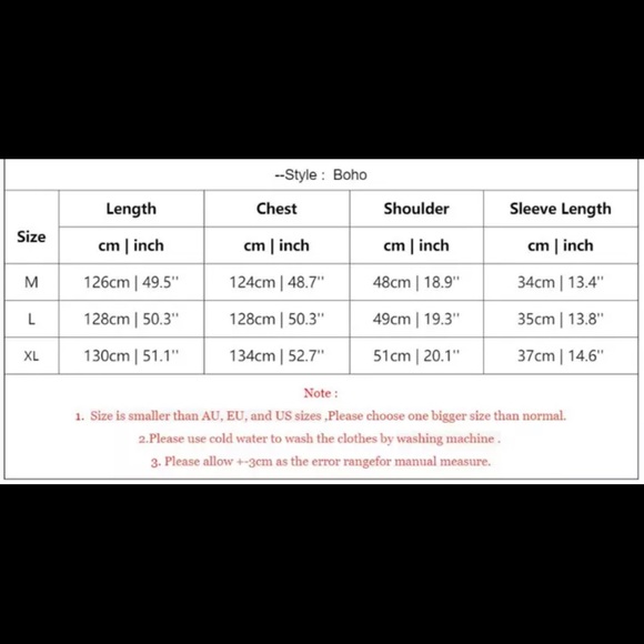 Boho Gypsy Red Floral Print Belted Kimono Cover up Beach - Picture 9 of 9